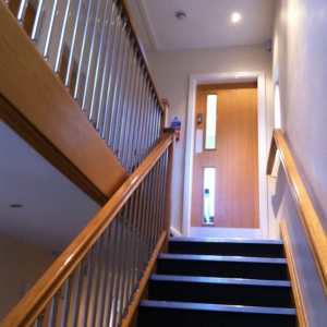 Oak Staircase- Carpet Grade