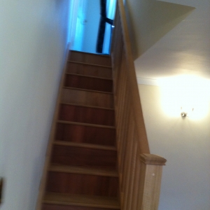 Oak Carpet Grade Staircase