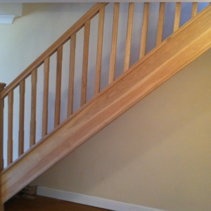 Oak Carpet Grade Staircase